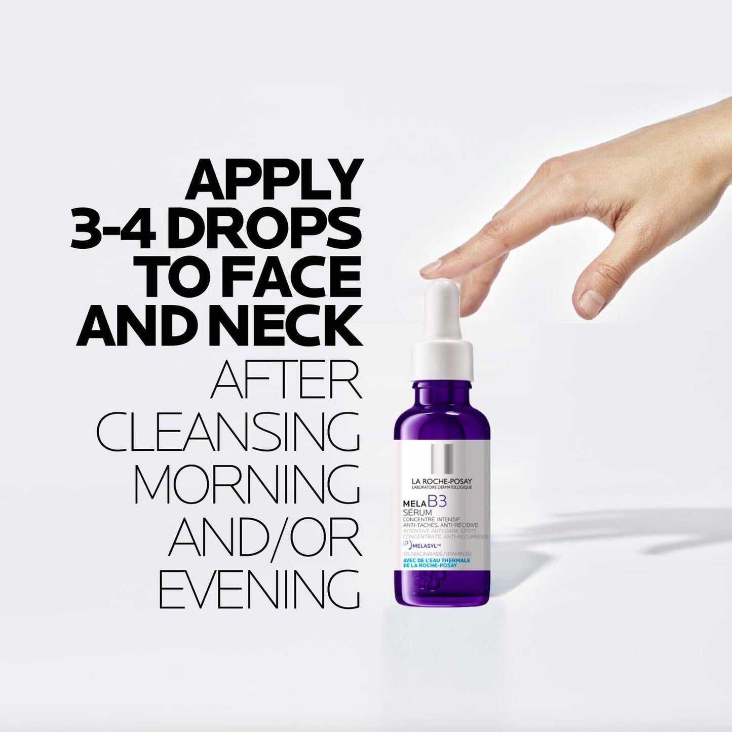 mela-b3-dark-spot-serum-with-melasyltm-niacinamide-b8 LaRochePosay-Product-MelaB3-MelaB3Serum-30ml-03337875890021-HowTo-REV.jpg