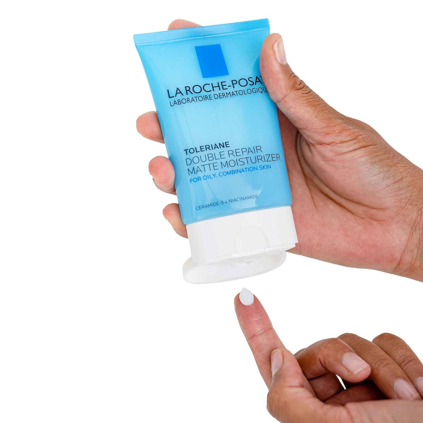 toleriane-double-repair-matte-face-moisturizer-for-oily-skin-t3 la-roche-posay-toleriane-matte-lotion-on-finger.jpg